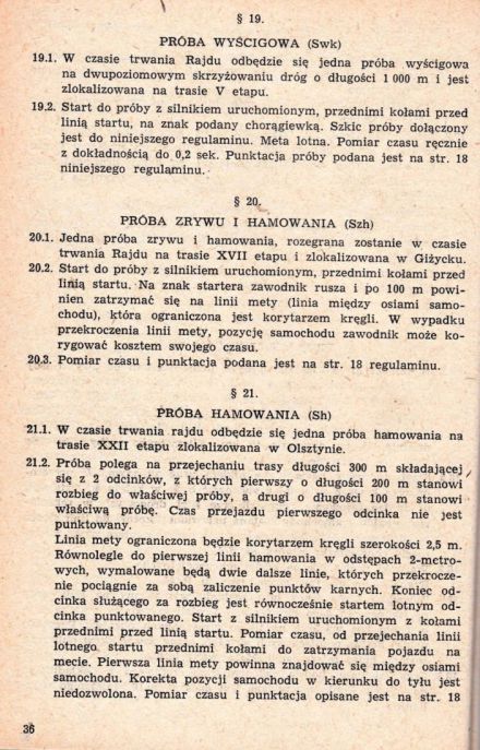 Rajd 1001 Jezior - 1969r.