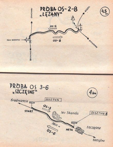 Rajd 1001 Jezior - 1969r.