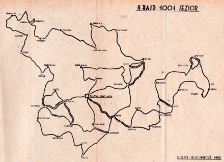 Rajd 1001 Jezior - 1969r.