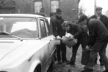 Ryszard Żyszkowski i Piotr Mystkowski – Alfa Romeo Giulia Super Ti.