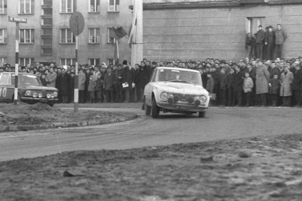Ryszard Żyszkowski i Piotr Mystkowski – Alfa Romeo Giulia Super Ti.