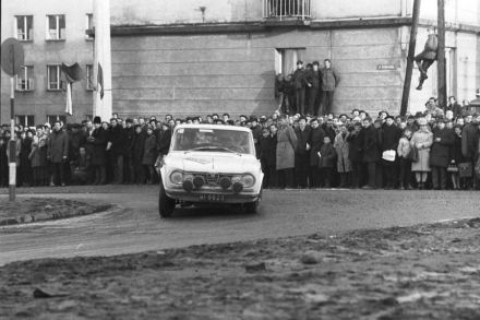 Ryszard Żyszkowski i Piotr Mystkowski – Alfa Romeo Giulia Super Ti.