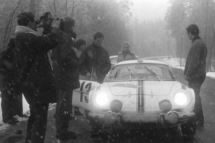 Krzysztof Komornicki i Zygmunt Wiśniowski – Alpine Renault A 110.