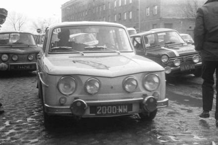 Andrzej Komorowski i Longin Bielak – Renault 8 Gordini.
