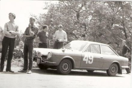 Błażej Krupa i Wojciech Dąbkowski – Fiat 124 Sport coupe.
