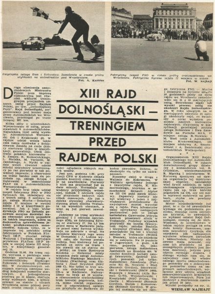 Rajd Dolnośląski 1969