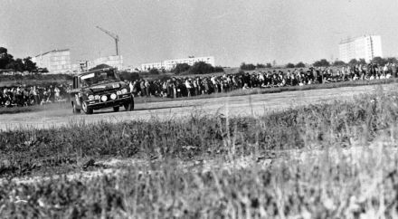 Ryszard Kopczyk i Wojciech Siwecki - Alfa Romeo Giulia Super.