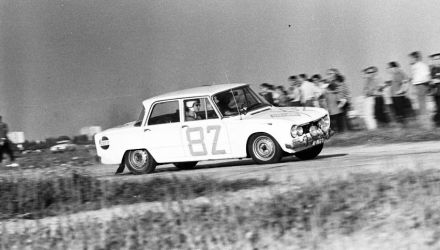 Ryszard Żyszkowski i Marek Szramowski - Alfa Romeo Giulia Super Ti.