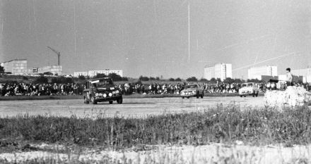 Ryszard Kopczyk i Wojciech Siwecki - Alfa Romeo Giulia Super.