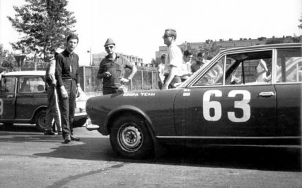 Błażej Krupa i Wiesław Mrówczyński – Fiat 124 Sport coupe.