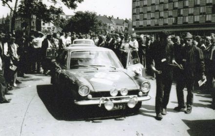 Błażej Krupa i Wiesław Mrówczyński – Fiat 124 Sport coupe.