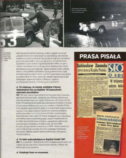Rajd Polski - 1969r