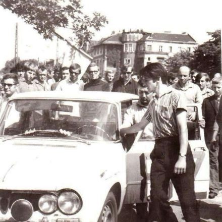 Ryszard Żyszkowski i Piotr Mystkowski - Alfa Romeo Giulia Super Ti.