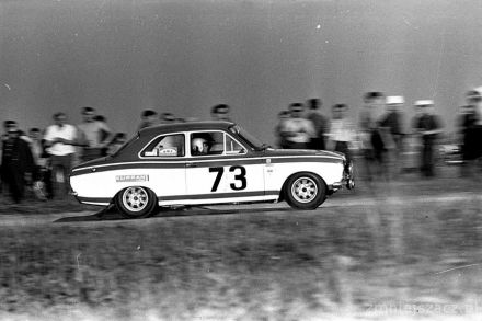 Gilbert Staepelaere i Andre Aerts - Ford Escort TC.