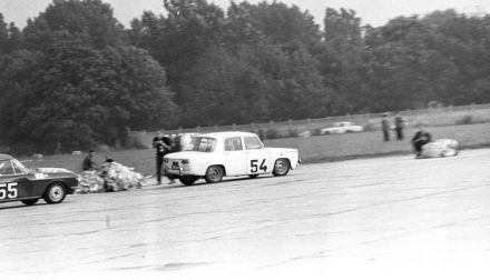 Nr.54.Andrzej Komorowski i Longin Bielak - Renault 8 Gordini, nr.55.Alcide Paganelli i Domenico Russo - Lancia Fulvia HF.