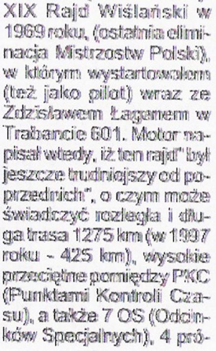 Rajd Wiślański 1969