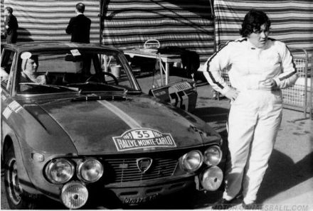 Pat Moss Carlsson i Liz Nyström – Lancia Fulvia 1300 HF coupe.