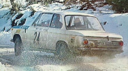 Timo Makinen i Paul Easter – BMW 2002 Ti.