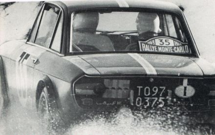 Pat Moss Carlsson i Liz Nyström – Lancia Fulvia 1300 HF coupe.