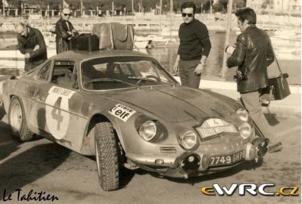 Jean Pierre Nicolas i Claude Roure – Alpine Renault A 110.