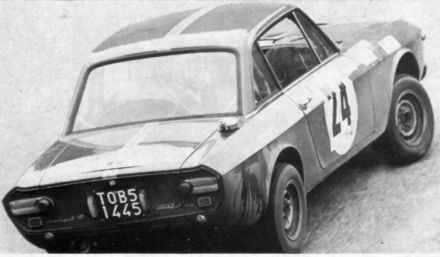 Harry Källström i Gunnar Häggbom – Lancia Fulvia 1600 HF coupe.