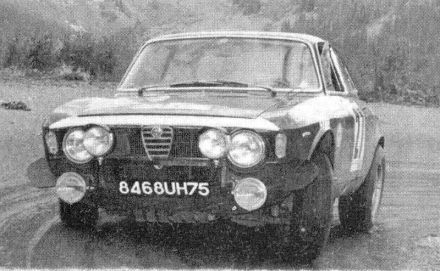 Jean Louis Barailler i Jean Philippe Fayel – Alfa Romeo Giulia Sprint 1600 GTA.