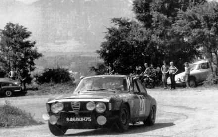 Jean Louis Barailler i Jean Philippe Fayel – Alfa Romeo Giulia Sprint 1600 GTA.