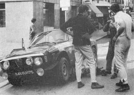 Jean Louis Barailler i Jean Philippe Fayel – Alfa Romeo Giulia Sprint 1600 GTA.