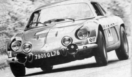 Jean Claude Andruet i Patrice Ecot – Alpine Renault A 110/1600.