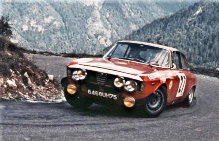 Jean Louis Barailler i Jean Philippe Fayel – Alfa Romeo Giulia Sprint 1600 GTA.