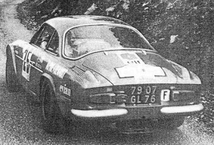 Jean Vinatier i Jean Francois Jacob – Alpine Renault A110 Prototype.