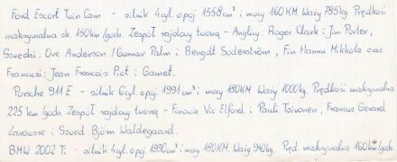 Rajdowe Mistrzostwa Europy Firm - podsumowanie 1969r