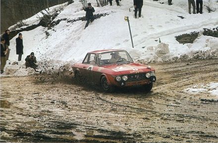 Rauno Aaltonen i Henry Liddon – Lancia Fulvia 1300 HF.