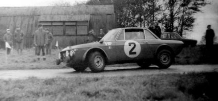 Timo Mäkinen i Paul Easter – Lancia Fulvia 1600 HF coupe.