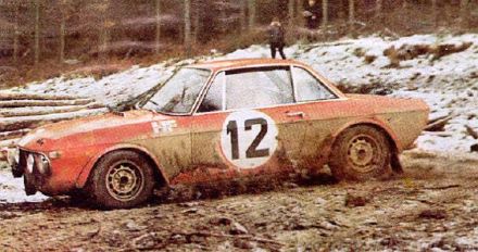 Harry Källström i Gunnar Häggborn – Lancia Fulvia 1600 HF coupe.