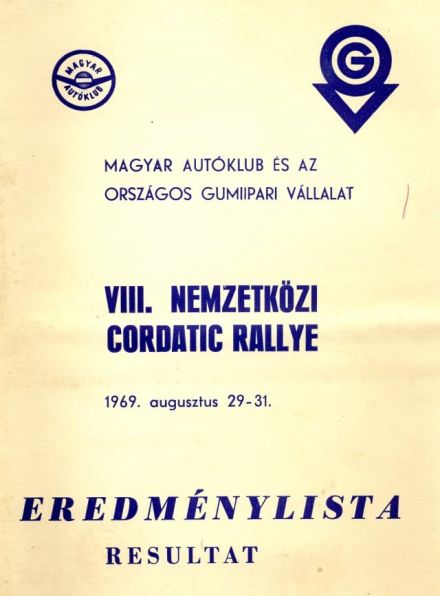 Cordatic Rallye - 1969r