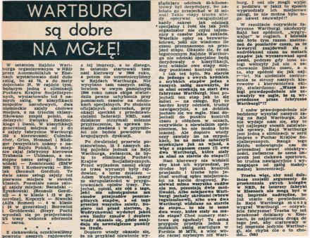 Rajd Wartburga - 1969r