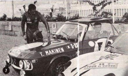Timo Mäkinen i Paul Easter – Lancia Fulvia.
