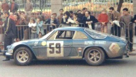 Jean Vinatier i Jean Francois Jacob – Alpine Renault A 110/1600.