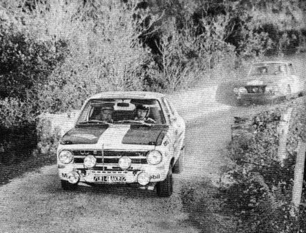 Nr.37. Marie Claude Beaumont i Martine de la Grandrive – Opel Kadett, nr.16. Rene Trautmann i Claudine Bouchet – Lancia Fulvia 1300 HF coupe.