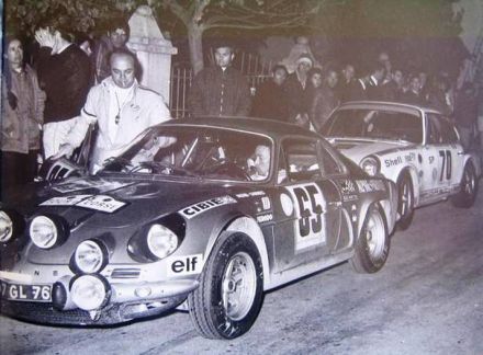 Pierre Orsini i Jean Baptiste Canonici – Alpine Renault A 110/1440, Gerard Larrousse i Maurice Gelin – Porsche 911 R.