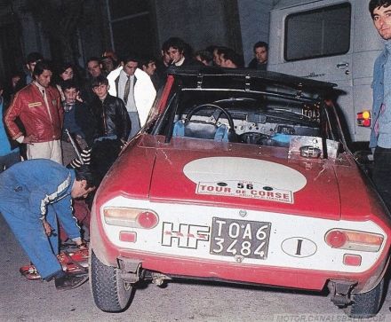 Timo Mäkinen i Paul Easter – Lancia Fulvia.
