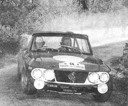 Timo Mäkinen i Paul Easter – Lancia Fulvia.