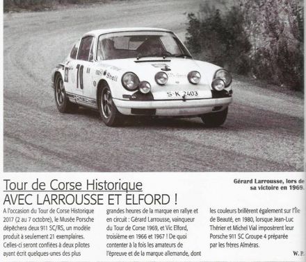 Tour de Corse Rally - 1969r