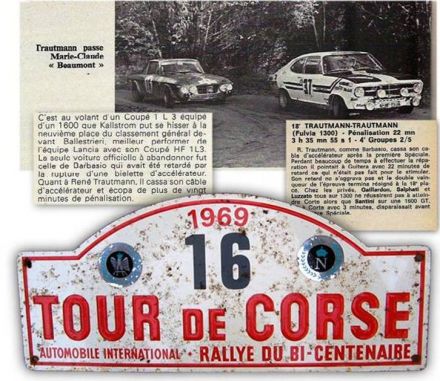 Rallye Tour de Corse - 1969r