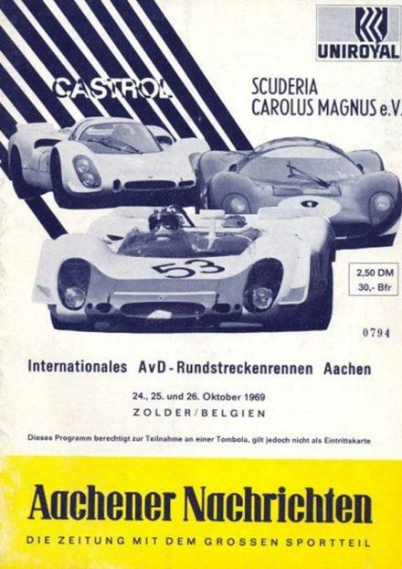 AVD Rundstreckenrenner Zolder - 1969