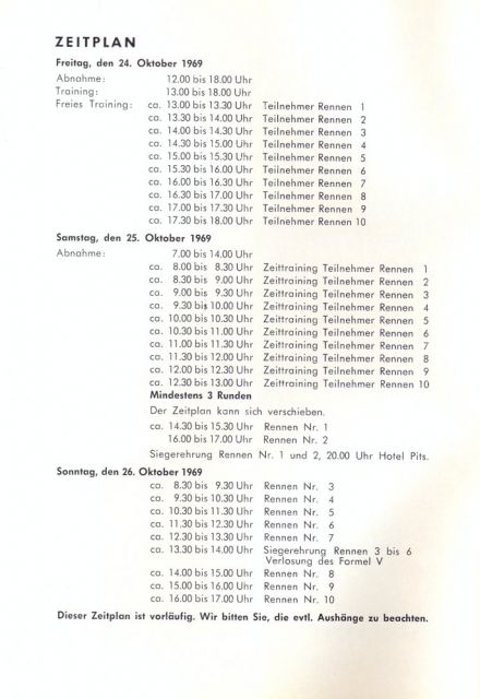 AVD Rundstreckenrennen Zolder - 1969