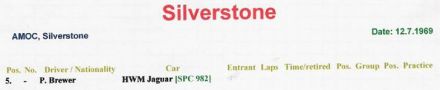 Silverstone - 1969