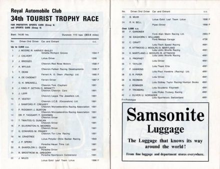Oulton Park Meeting - 1969