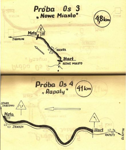 Rajd 1001 Jezior - 1970r